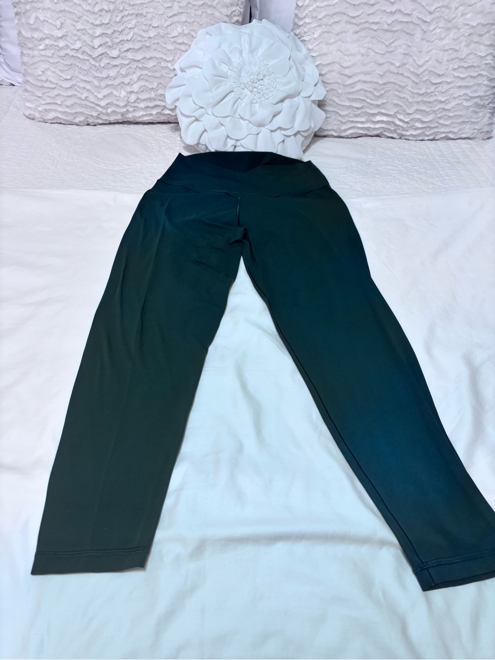 Aerie OFFLINE Real Me 7/8 Leggings Large Short Dark Olive Green